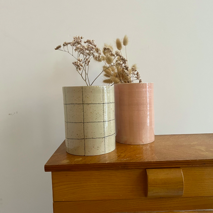 Vase céramique C. Valentin