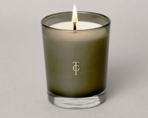 bougie parfumé fumé library boisé true grace