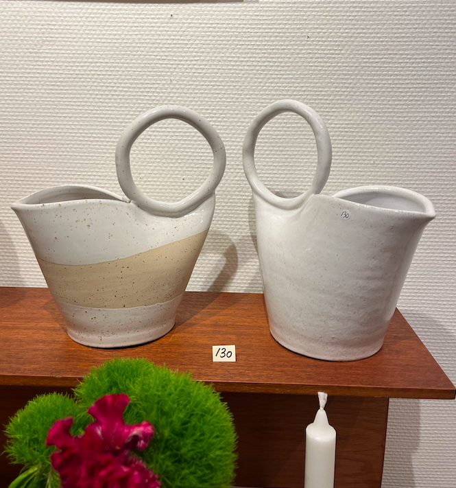 Pièces uniques en grès Capucine Valentin