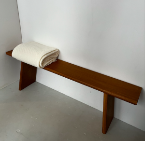 banc chene clair bois massif fait main en france mobilier paris17 boutique