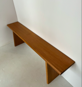 banc chene clair bois massif fait main en france mobilier paris17 boutique 3:4