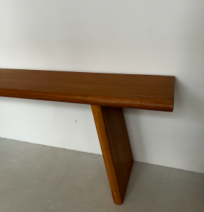 banc chene clair bois massif fait main en france mobilier paris17 boutique atelier seddere