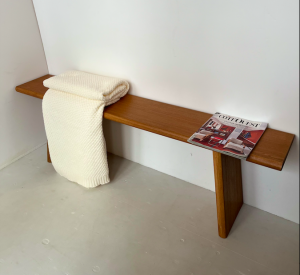 banc chene clair bois massif fait main en france mobilier paris17 boutique atelier seddere ebeniste menuisier