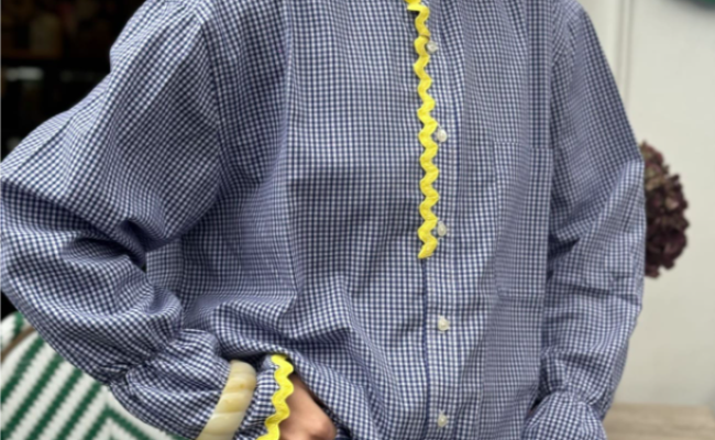 Chemises et chouchous upcyclé ENSEMBLE création – 114 € et 13 €