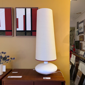 lampe telma ceramique blanche ecru abatjour en jute brigitte de bazelaire creations lartetlafacon rue nollet paris17 design paris tableau johara