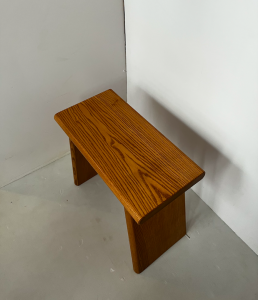 tabouret banc chene bois massif fait main en france mobilier paris17