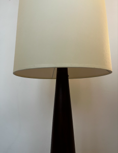 lampadaire a poser cone abatjour sur mesure ancienne