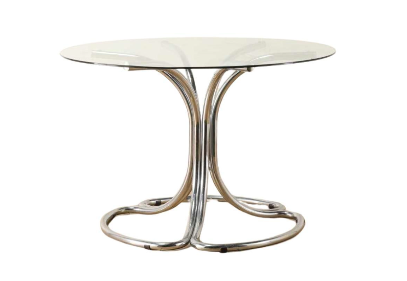 Table italienne vintage Giotto Stoppino – D120 x H73 cm – 1200 €