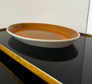 plat ocre orange vintage palerme pornic profil dessus