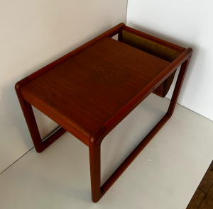 table basse teck porte revue kai kristiansen danish midcentury design paris la boutique de caroline