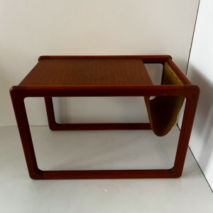 table basse teck porte revue kai kristiansen danish midcentury design paris la boutique de caroline dessus