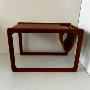 table basse teck porte revue kai kristiansen danish midcentury design paris la boutique de caroline dessus boutique scandinave