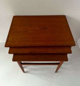 tables gigogne danoise teck annees60 midcentury coffee table teak galerie danoise paris la boutique de caroline