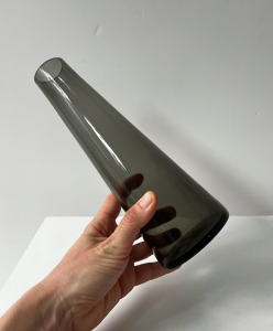 vase verre italie danois bleu gris echelle