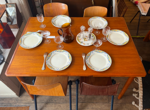 assiettes ancienne vaucluse hbcm table a manger danoise en teck avec allonges