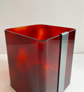 corbeille papier pvc lucite tortuer michel dumas pour roche bobois annees1970 boutique batignolles