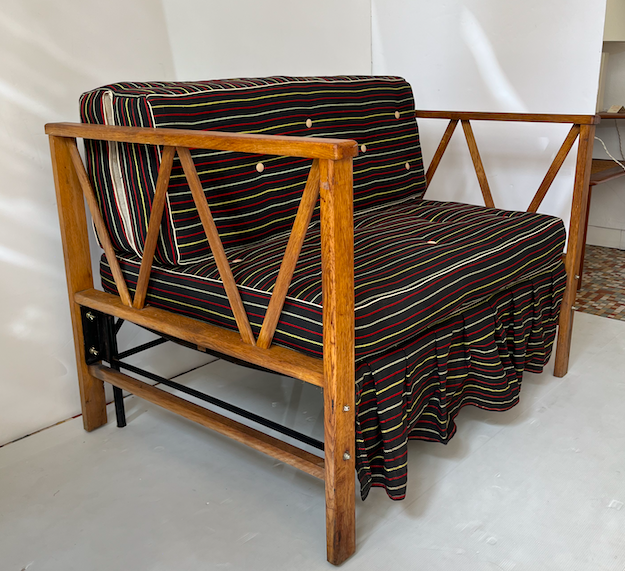 Banquette 2 places transformable en lit de 180 cm –