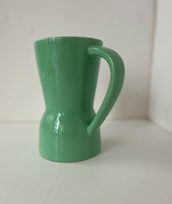 Pichet vintage ceramique vert d&rsquo;eau – 35 €