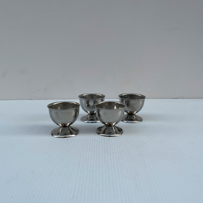 4 coquetiers inox – 19 €