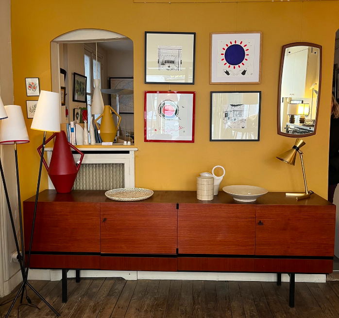 Enfilade attribuée à Dieter Waeckerlin – L230xP43xH81cm