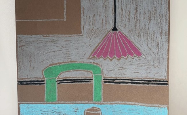 Pastel sur papier Suzanne Malingue – 420 € encadré