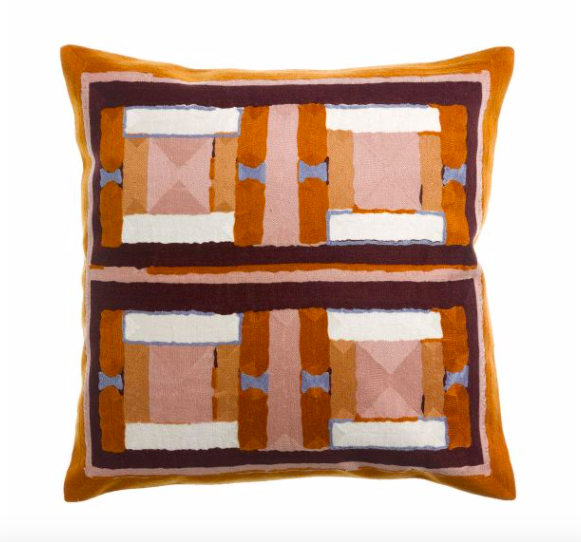 Coussin brodé carré – VENDU