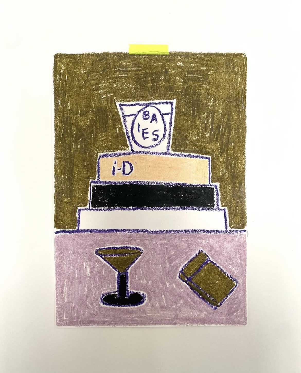 Pastel sur papier Suzanne Malingue – 320 €