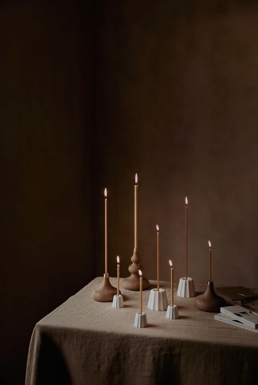 OVO THING Bougeoirs et bougies cire d&rsquo;abeille de Lituanie – 39/49€