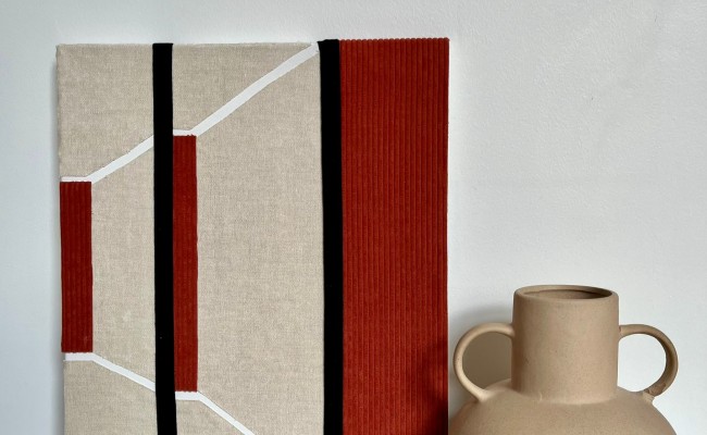 Tableaux textile par Johara –