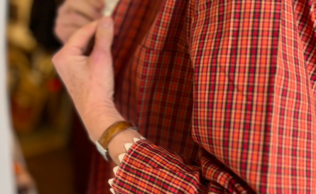 Chemises et chouchous upcyclé ENSEMBLE création –