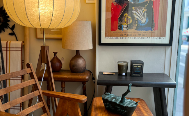 Lampe à poser vintage scandinave en terre cuite des années 60 – 180 € soldé 150 €