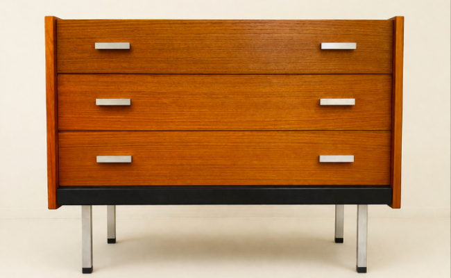 Commode coiffeuse Georges Frydman – L100 x P44 x H75 cm – 650 €