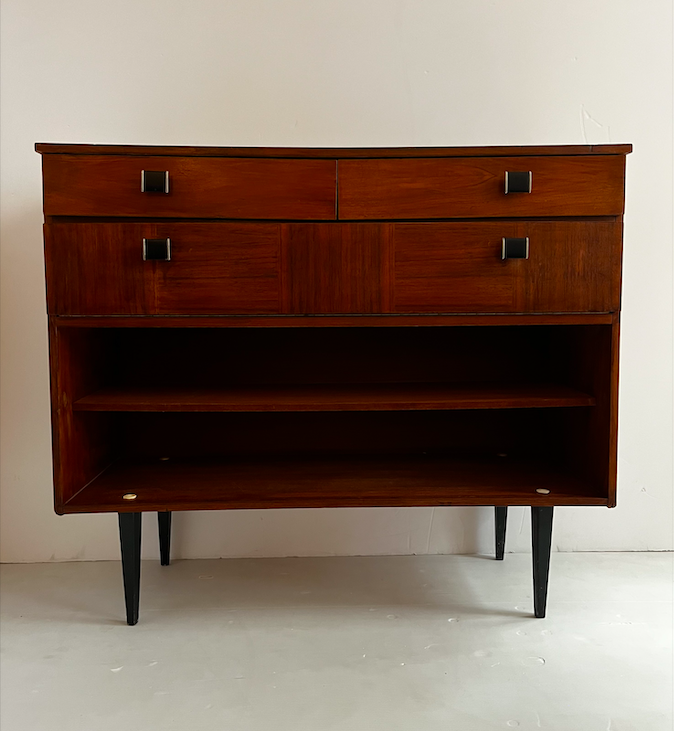 Meuble de rangement / Console Art Déco – L 90 x P 34 x H 78 cm – 450 €