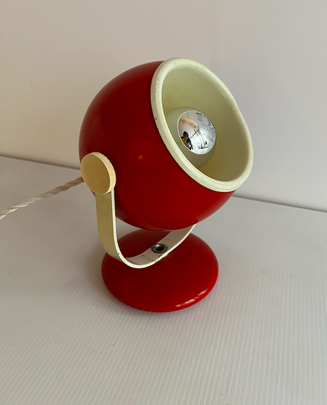 Lampe à poser eyeball années 1970 – 90 €