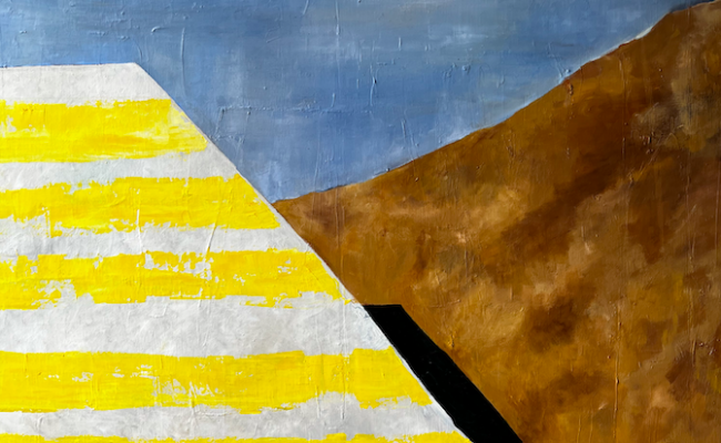 Huile sur toile crique – 90 x 116 cm – 1490 €