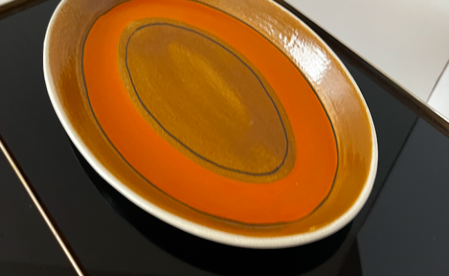 Plat et saladier vintage « Palerme » – 40 € l’un