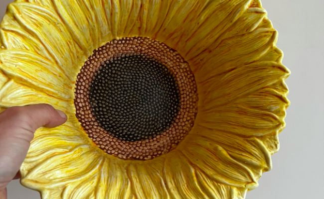 Saladier vintage tournesol – 29 €