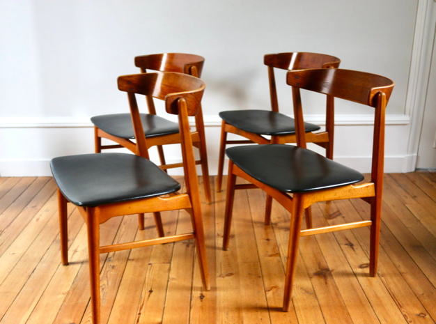Suite de 4 chaises Farstrup modèle 206 – 1000 € les 4