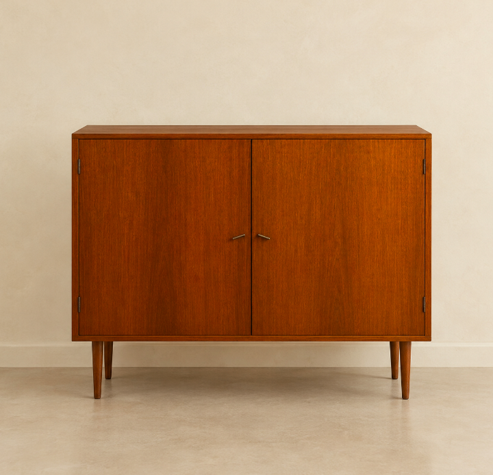 Buffet scandinave des années 1960 – L 110 x P30 x H104 cm – 550 €