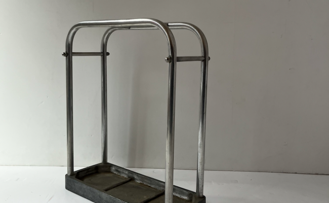 Porte-parapluie chrome –