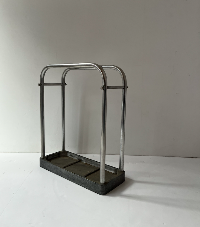 Porte-parapluie chrome –